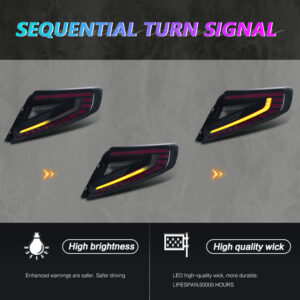 v4 smoke red led dynamic taillights for 22 25 subaru wrx vb tail lights
